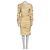 Dolce & Gabbana Gold Draped Fitted Dress - IT 46 / XL Gebraucht