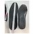 Sneakers alte Gucci in pelle con banda Web - Nero/Rosso/Blu - vista 11