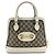 Gucci Horsebit 1955 Top Handle GG Canvas with Leather Mini