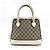 Gucci Horsebit 1955 Top Handle GG Canvas with Leather Mini - vista 2