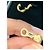 Brincos Chanel Coco Crush Yellow Gold - vista 6