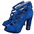 Le Silla Wildleder Sandalen Blau