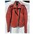 Hôtel Particulier Rote Lederjacke Perfecto - Ansicht 4