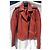 Hôtel Particulier Rote Lederjacke Perfecto - Ansicht 7