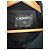 Chanel Black Wool Cropped Jacket with Satin Details - view 3