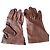 Maison Fabre Braune Lederhandschuhe