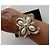 Pulsera Chanel Fleur de varias vueltas cadenas, strass, perlas - vista 11