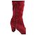 Bottes en daim bordeaux Lk Bennett - vue 4