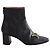 Botas de cuero negras con hebilla Lk Bennett