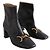 Botas de cuero negras con hebilla Lk Bennett - vista 3