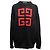 Givenchy Pullover aus Baumwolle mit Intarsia-Logo in Schwarz & Rot, Größe US S - Ansicht 2