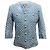 Balmain Steppjacke aus Denim Light Wash Größe FR 40