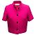 Fuchsia Christian Dior Wool & Silk-Blend Short Sleeve Jacket Size FR 38 - view 2