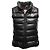 Chaleco acolchado Moncler para niños negro Talla 12 Year - vista 2