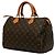 Borsa Boston Louis Vuitton Monogram Speedy 30 Marrone - vista 2