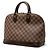 Louis Vuitton Damier Ebene Alma PM Handtasche Braun - Ansicht 2
