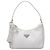 Bolsa de Ombro Prada Mini Tessuto Re Edition 2005 Branca