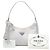 Bolsa de Ombro Prada Mini Tessuto Re Edition 2005 Branca - vista 7