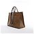Sac à main 2Way Louis Vuitton OntheGo GM Giant Monogram Reverse en marron M45320 - vue 3