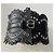 Alaïa Cintura larga corset in pelle nera traforata e occhielli - vista 3