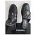 Mules Chanel in pelle matelassé nera - vista 2