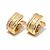 Tiffany & Co. Atlas Orecchini a Lobo Oro Giallo 750/18K Numeri Romani Lusso
