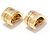 Tiffany & Co. Atlas Orecchini a Lobo Oro Giallo 750/18K Numeri Romani Lusso - vista 2