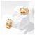 Tiffany & Co. Atlas Orecchini a Lobo Oro Giallo 750/18K Numeri Romani Lusso - vista 3