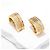 Tiffany & Co. Atlas Orecchini a Lobo Oro Giallo 750/18K Numeri Romani Lusso - vista 4