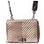 Borsa a tracolla Giorgio Armani in pelle chevron dorata