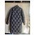 Moncler Quilted Leather Trimmed Down Coat Black Polyamide - view 4