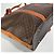 Cabas Céline Borsa tote Celine in tela rivestita marrone e pelle marrone - vista 5