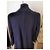 Cappotto doppiopetto Prada in lana e cashmere blu navy - vista 15