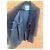 Cappotto doppiopetto Prada in lana e cashmere blu navy - vista 7