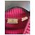 Fendi Sweater Mock Neck Cable Knit Purple Wool Blend - view 6
