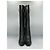 Dolce & Gabbana Black Leather Knee-High Boots with DG Logo - view 4