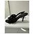 Louis Vuitton Monogram Black Leather Mules Sandals 36 - view 2