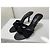 Louis Vuitton Monogram Black Leather Mules Sandals 36 - view 3