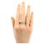 Autre Marque Anillo Vendome Aoyama Pt950 Platinum Diamond Ring - vista 7