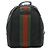 Mochila Gucci Sheline Line em couro e techno canvas