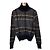 Autre Marque Jersey de punto de cuello alto a cuadros Dries Van Noten