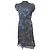 Autre Marque Vestido de seda paisley ANAYI