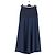 Autre Marque Gonna lunga svasata blu navy FLORERE