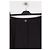 Autre Marque FLORERE Weite schwarze Hose - Ansicht 3