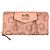 Portafoglio lungo COACH in pelle e tela Signature Op Art
