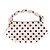 Ganni Borsa piccola Bou crema a pois - vista 3
