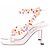 Jimmy Choo Weiße Pumps mit bunten Perlen - Ansicht 2