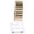 Pulsera Up and Down APM Monaco Dorada - vista 3