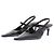 Cos Schwarze Pumps aus Vinyl