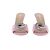 Mach & Mach Mules de organza fluida rosa Galaxy - vista 4